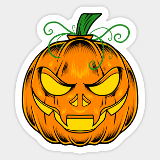 Jack-O'-Lantern 1 Sticker